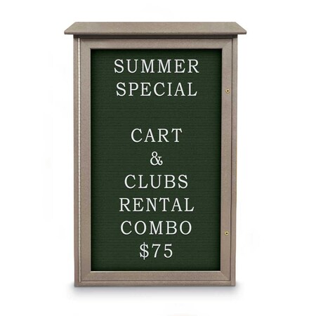 United Visual Products Indoor Enclosed Combo Board, 72"x36", White Frame/Black & Cinnabar UVCB7236W-BLACK-CINNABA